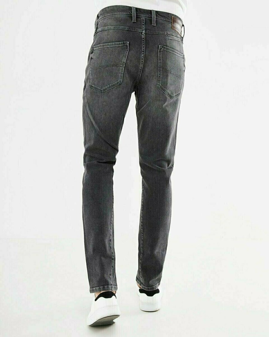 Mexx ADAM Jeans Black Used Czarne | AKLFB8657