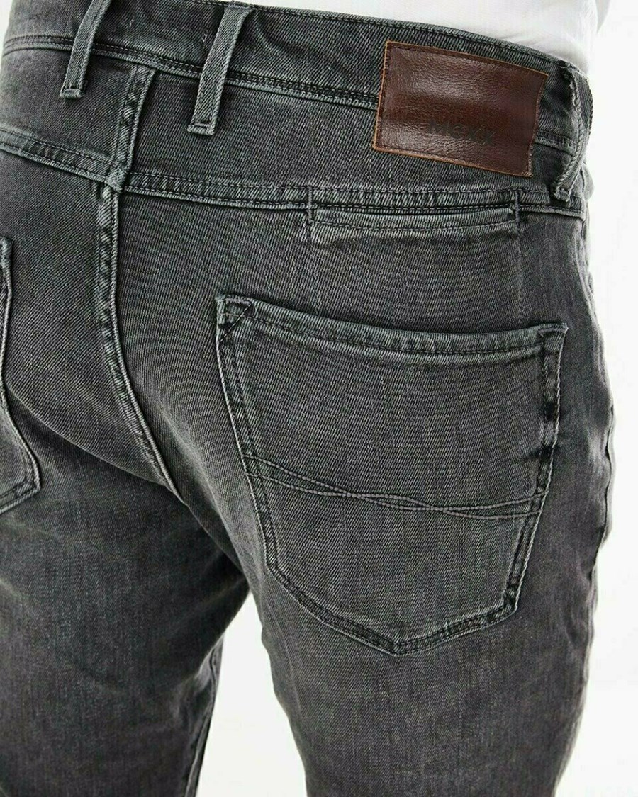 Mexx ADAM Jeans Black Used Czarne | AKLFB8657