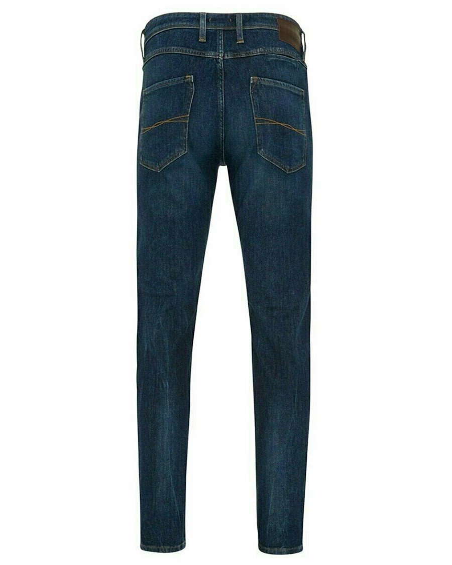 Mexx ADAM Jeans Dark Used Niebieskie | CXFIV9258