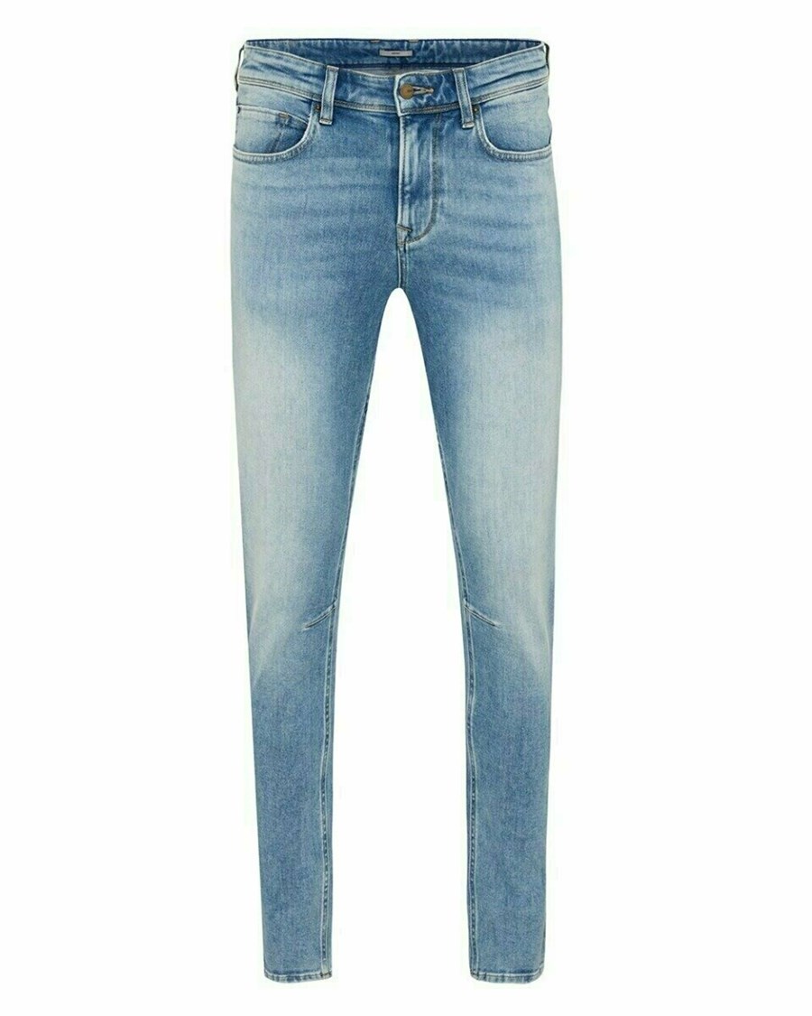 Mexx ADAM Mid waist/ Tapered leg jeans Light Bleach Niebieskie | NRLKM5436