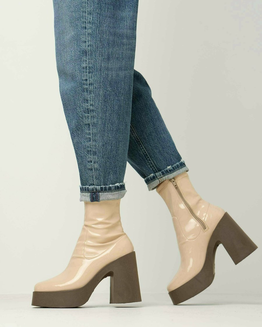 Mexx Ankle boot Kirez Nude Beżowe | ZKSFQ8972
