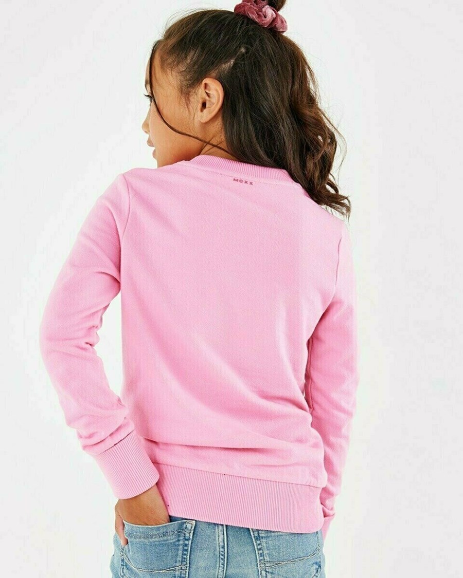 Mexx Artwork sweater Pink Różowe | KQNRF5496