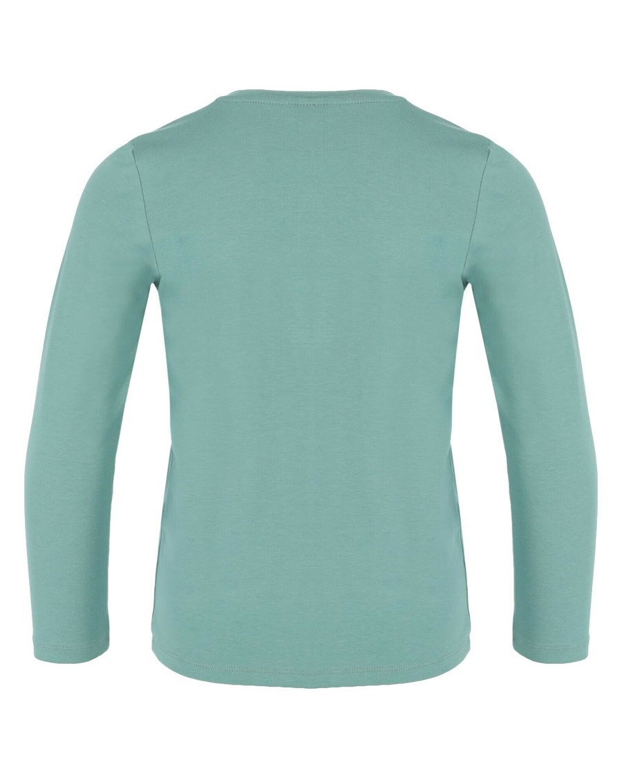 Mexx Basic long sleeve tee Dark Mint Ciemny Mięta | CIOEL0386