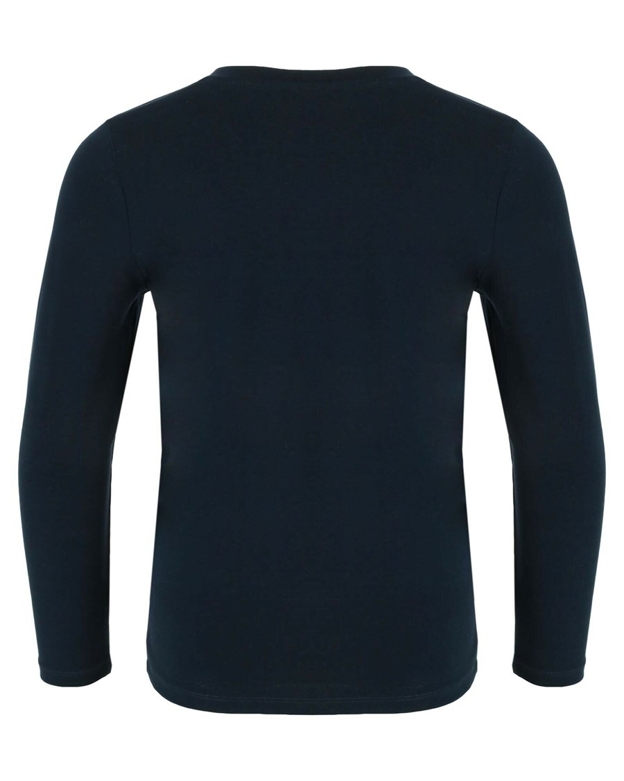 Mexx Basic long sleeve tee Navy Niebieskie | MVFKU5236