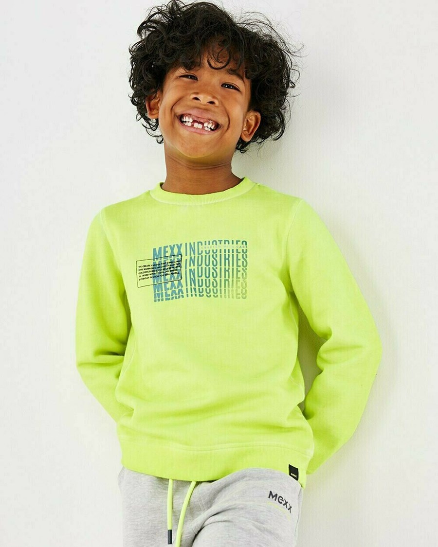 Mexx Basic sweater Neon Yellow Żółte | RGJOS5974