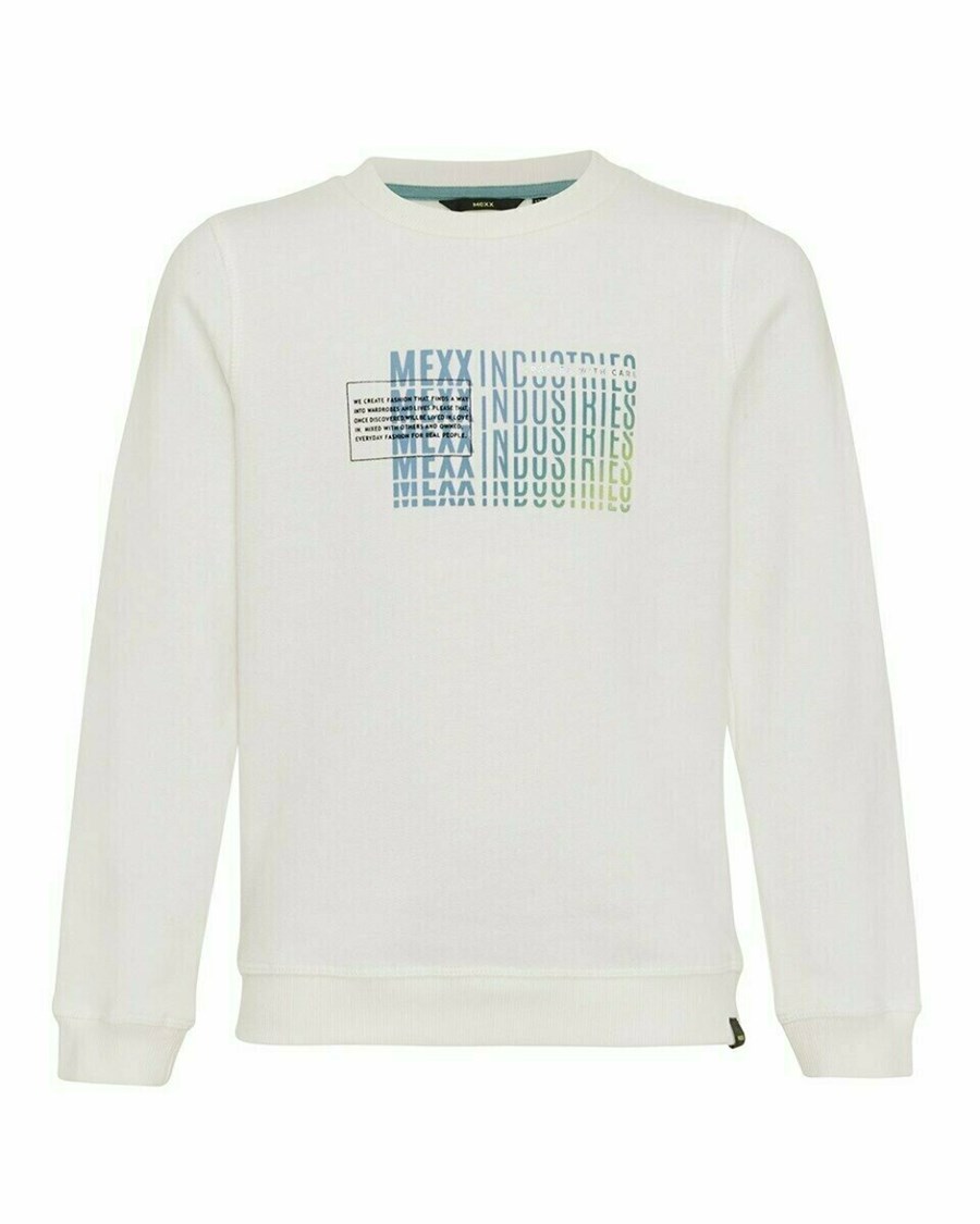 Mexx Basic sweater Off white Białe | XGWVC7450