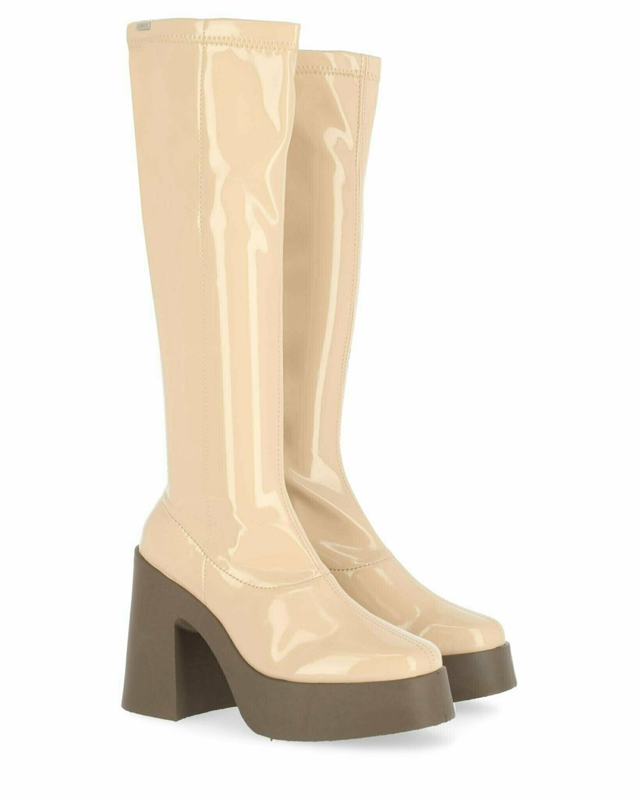 Mexx Boot Kora Nude Beżowe | JHGXQ8796