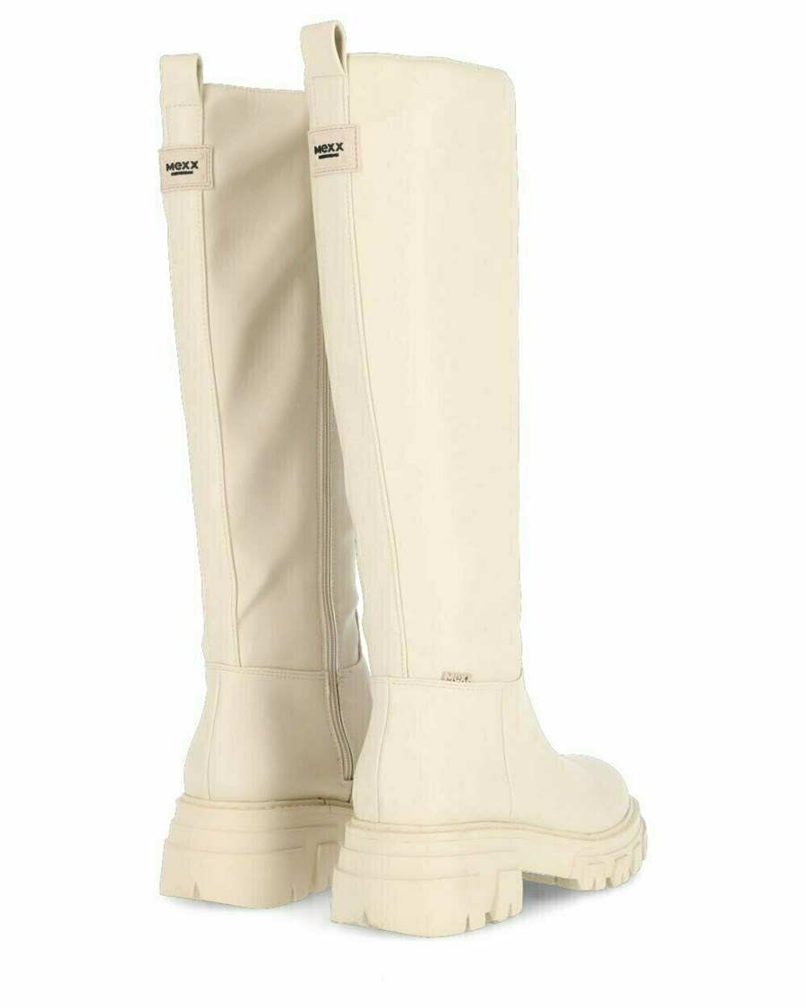 Mexx Boot Kyani Off White Białe | EAWPO5209