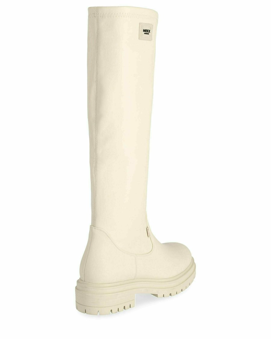 Mexx Boot Kymora Off White Białe | NCBFL6032