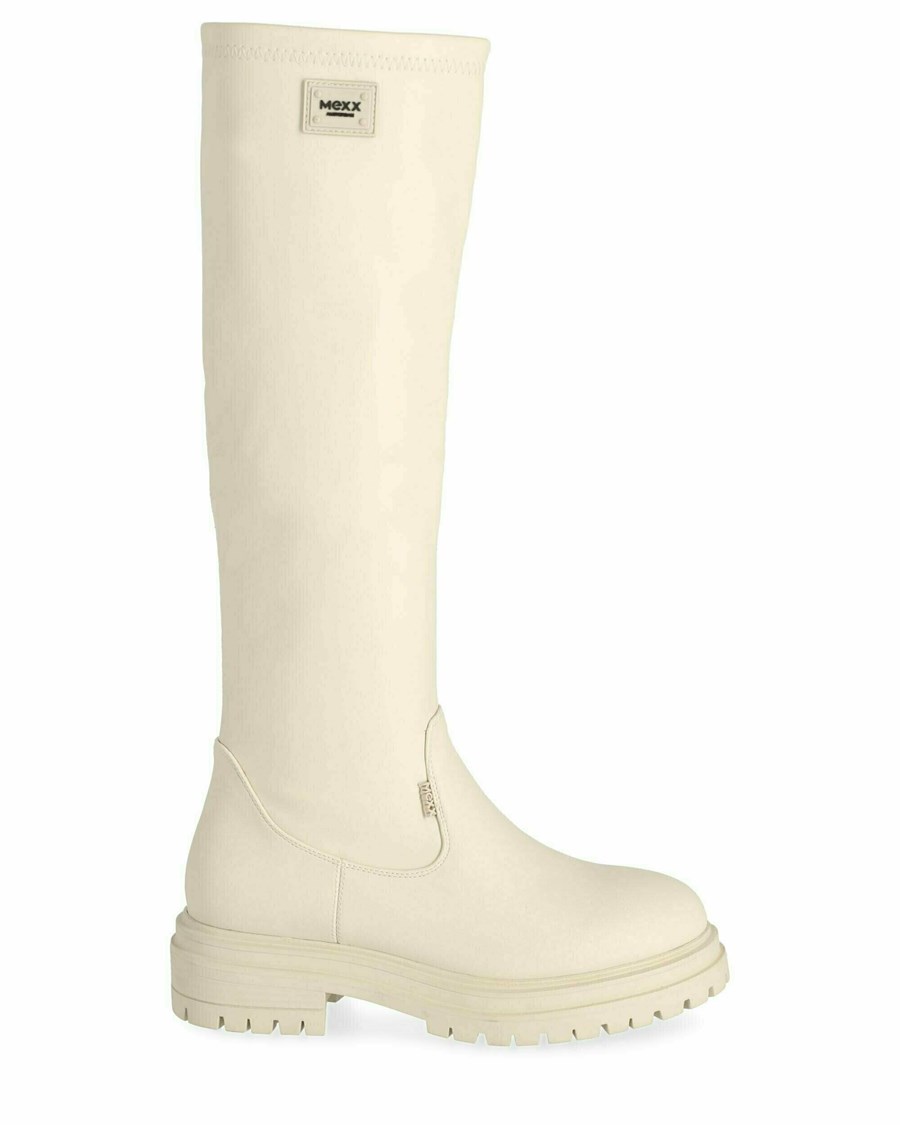 Mexx Boot Kymora Off White Białe | NCBFL6032