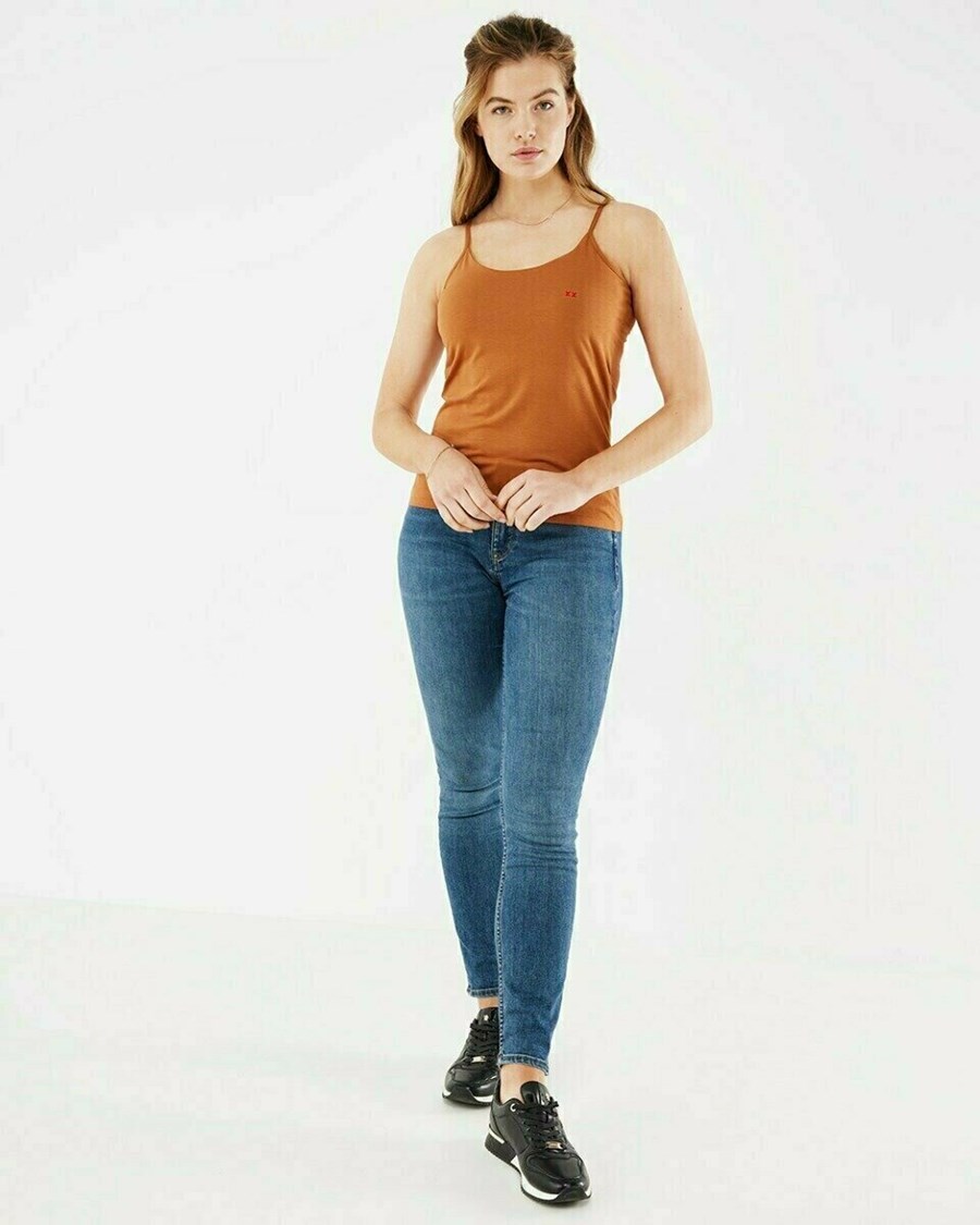 Mexx CHANTAL Singlet Brown Brązowe | TQXSP9640