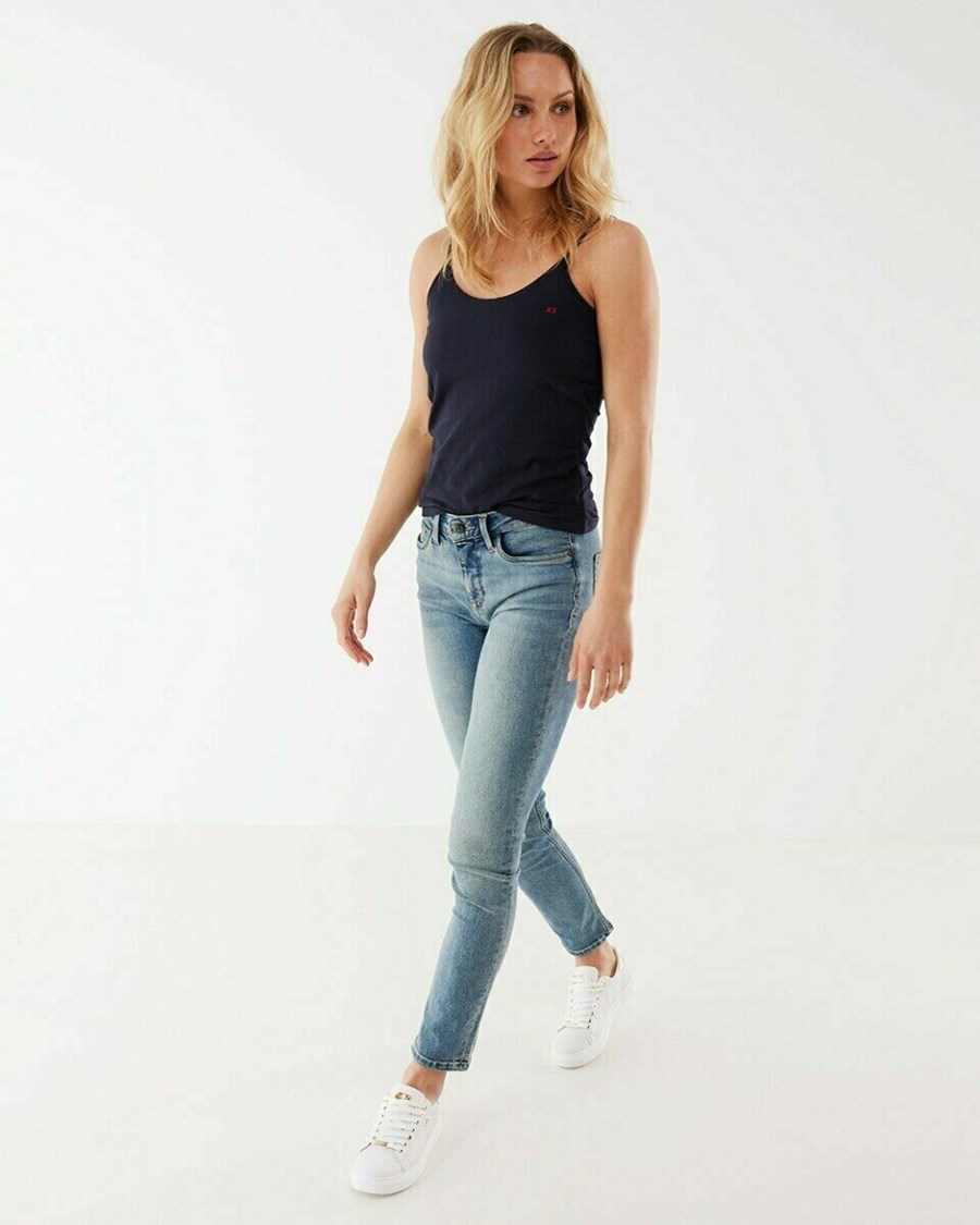 Mexx CHANTAL Singlet Navy Niebieskie | UTVZS0627