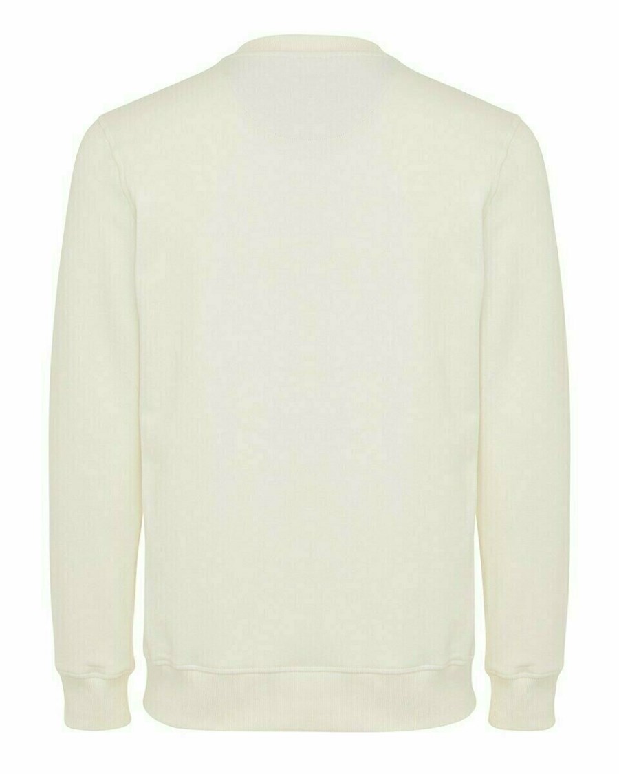 Mexx Crew neck sweatshirt Off White Białe | YCFGE4853