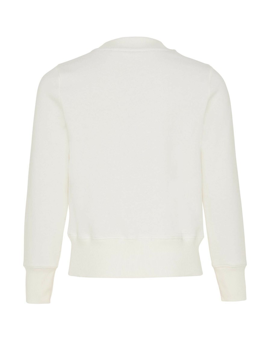 Mexx Crewneck sweater with artwork Off White Białe | LIHCG5063