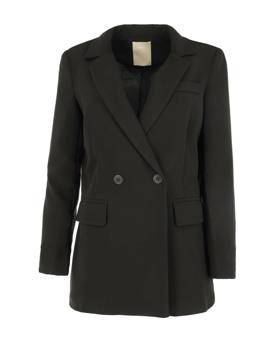 Mexx Double breasted blazer Black Czarne | VTZAK3501