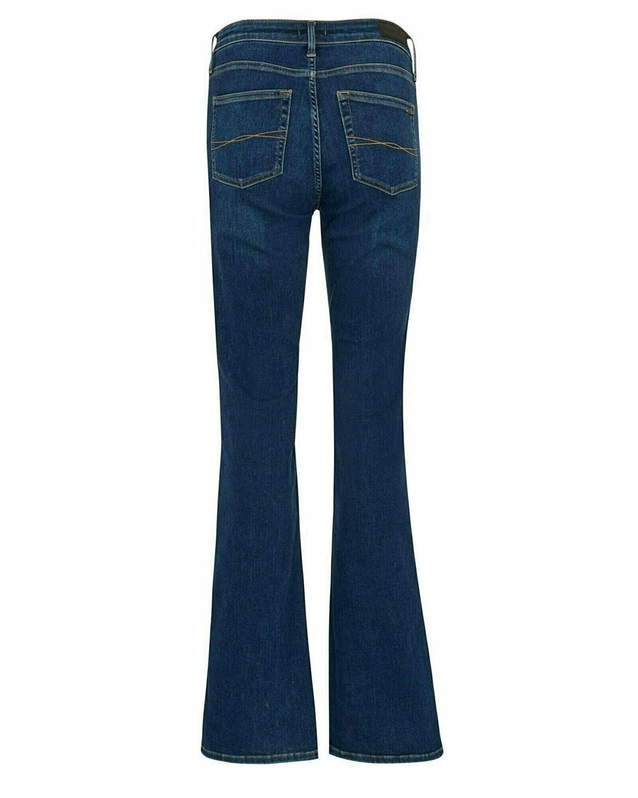 Mexx EVY High waist/ Flared leg jeans Klasyczne Blue Niebieskie | KBGNI1978