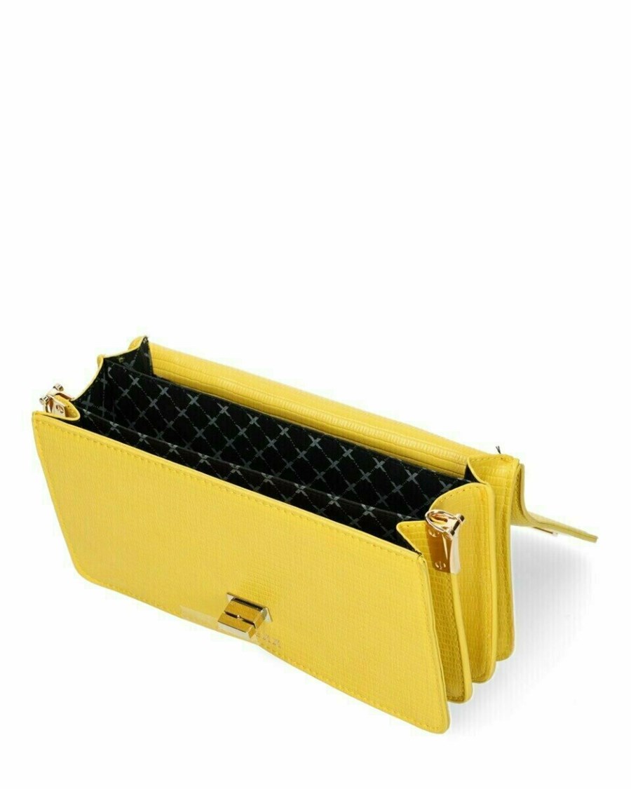 Mexx Flapover crossbody bag Yellow Żółte | LAYGC5984
