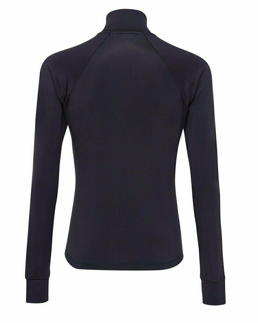 Mexx Half zip long sleeve t-shirt Navy Niebieskie | HIJAN5913