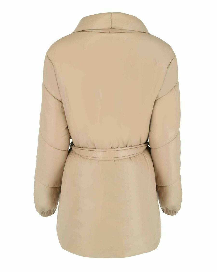 Mexx Hip length padded jacket Beige Beżowe | BCRTF1874