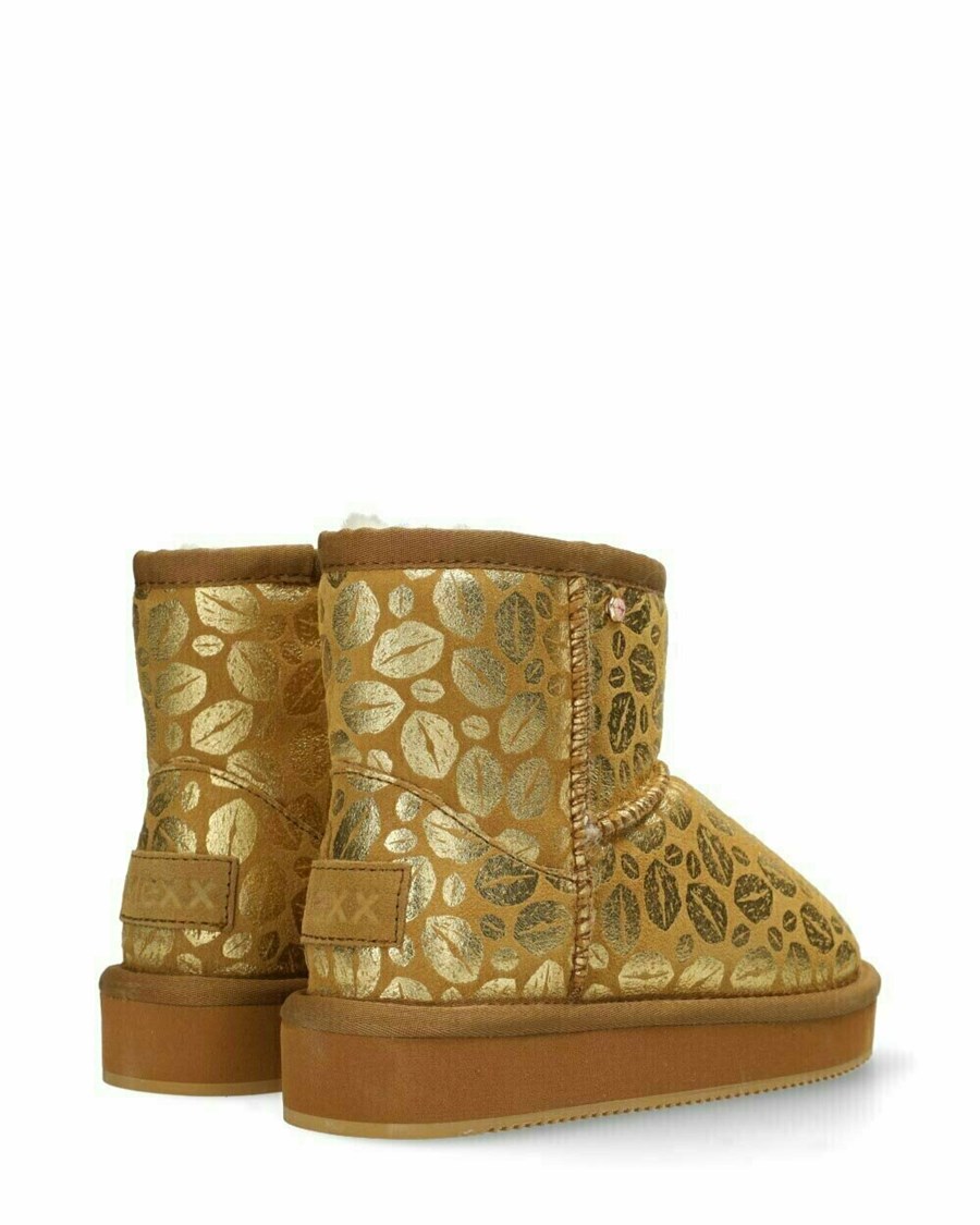 Mexx House shoe Bobby Jane Beige/Gold Beżowe | UEZOM4710