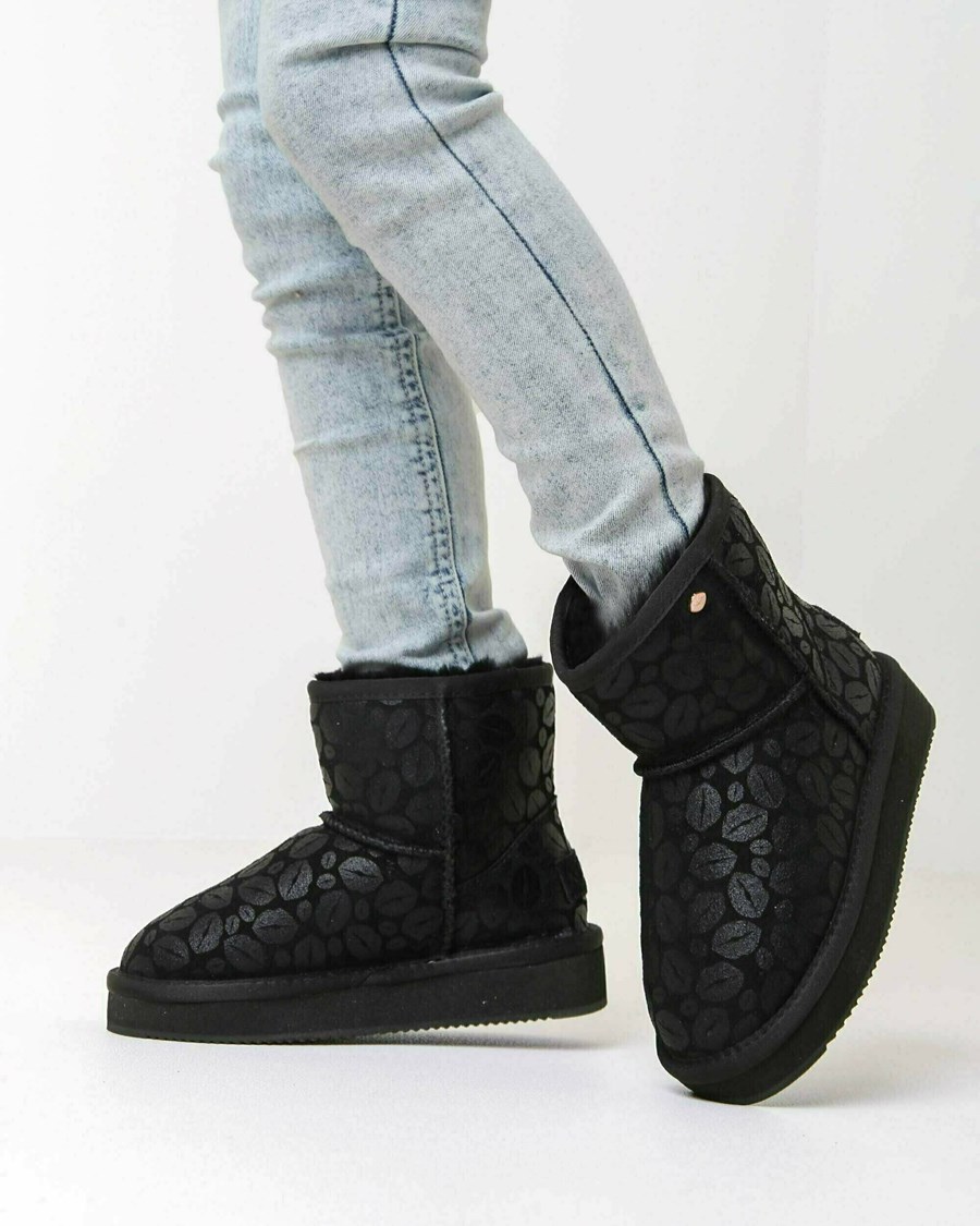 Mexx House shoe Bobby Jane Black/Black Czarne | AUKJZ3604