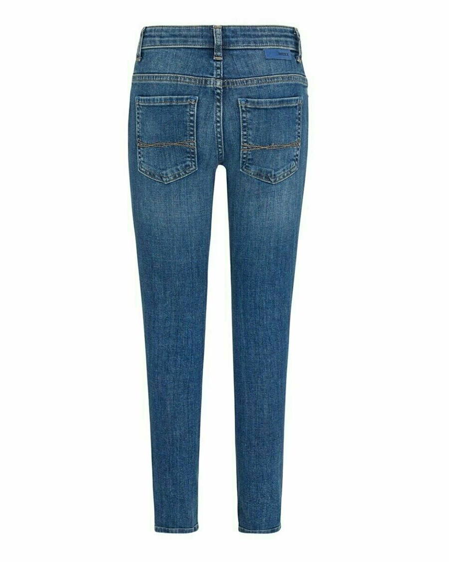 Mexx JAMY Slim waist/ Slim leg jeans Medium Blue Niebieskie | HOKRB8904