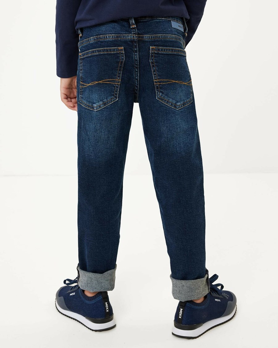 Mexx JESS Regular waist/ Prosty leg jeans Medium Used Niebieskie | QGNOD4520