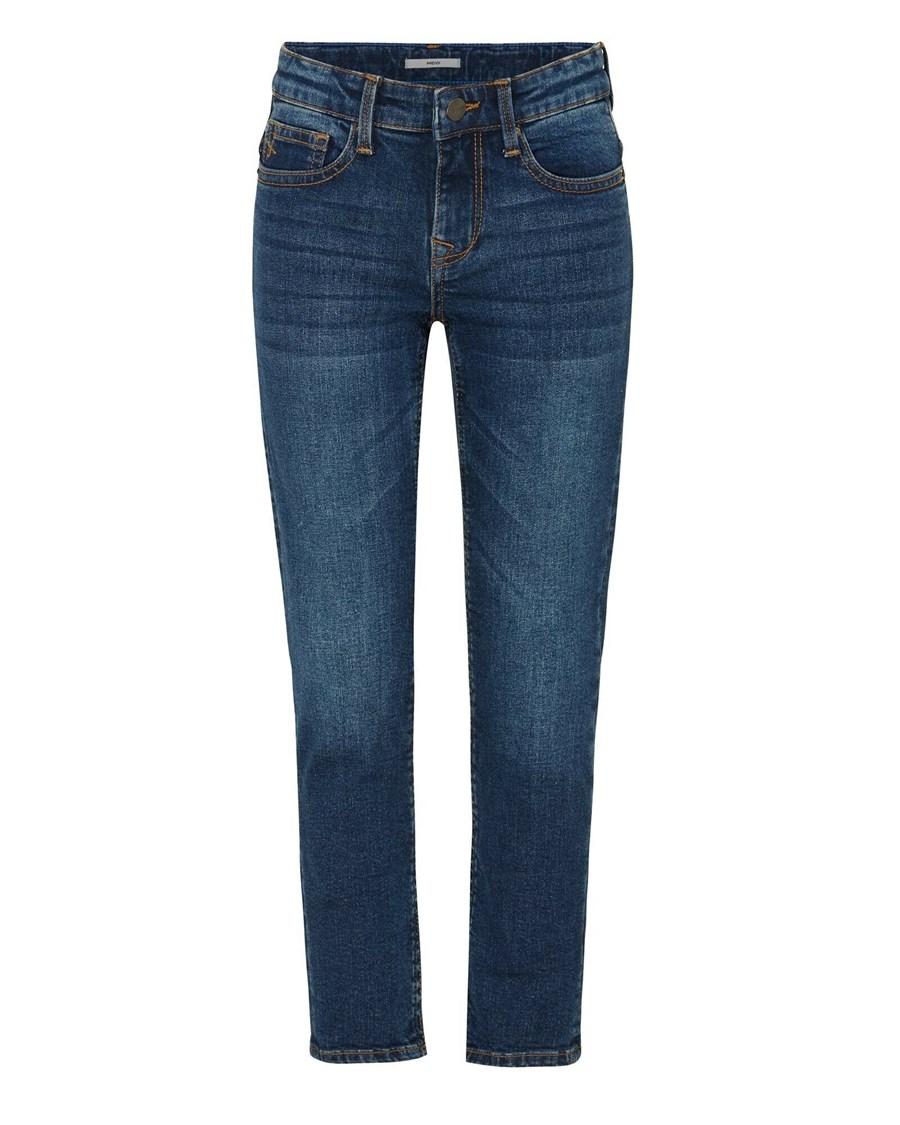 Mexx JESS Regular waist/ Prosty leg jeans Medium Used Niebieskie | QGNOD4520