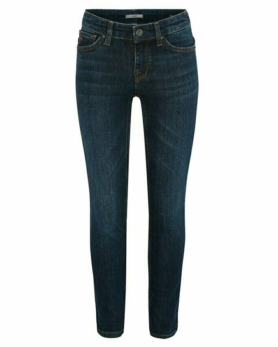Mexx JESS Slim fit Denim Dark Blue Niebieskie | GVQPX8432