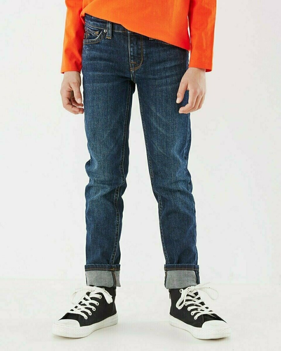 Mexx JESS Slim fit Denim Dark Blue Niebieskie | GVQPX8432