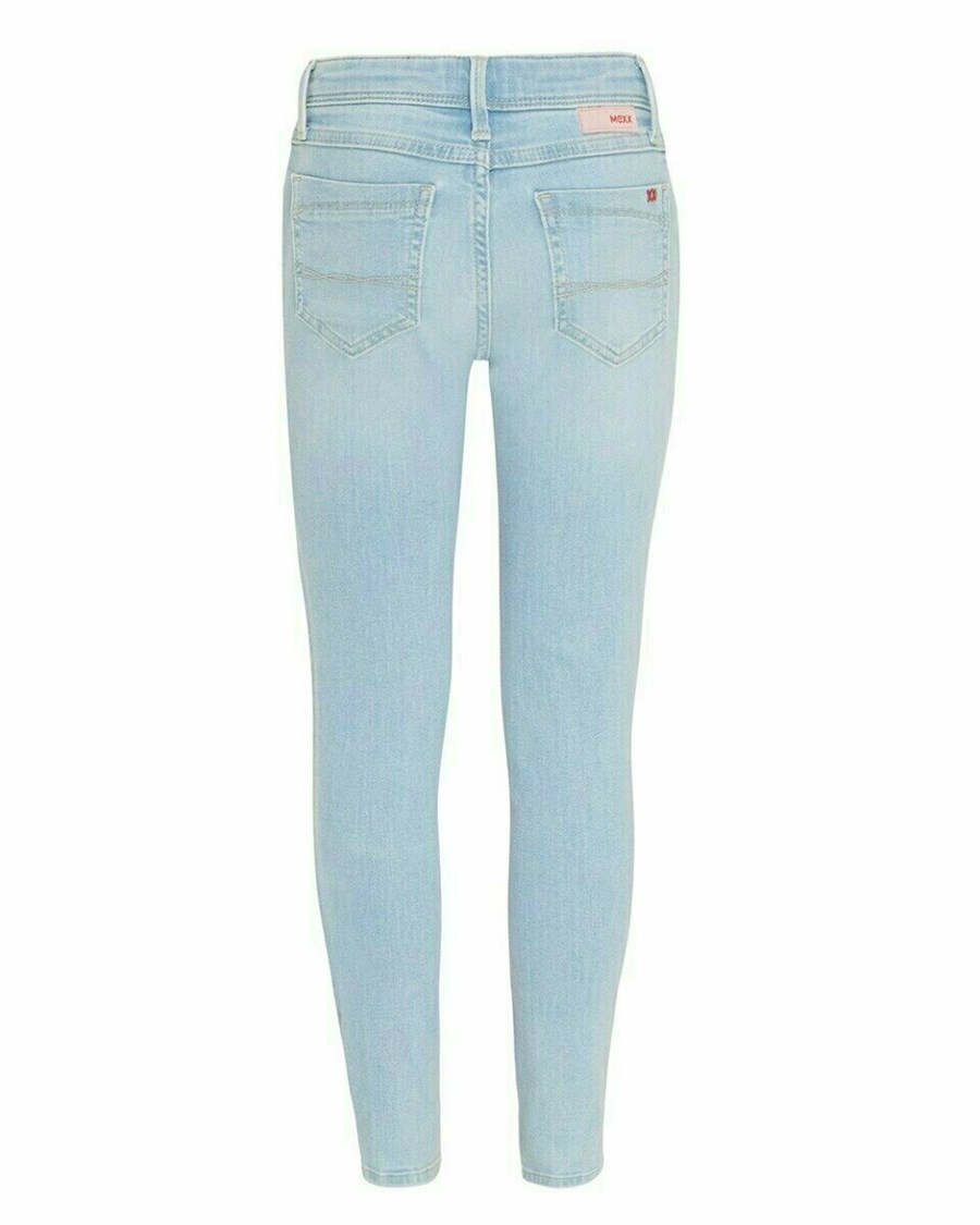 Mexx JUNO Mid waist/ Slim leg jeans Sky Blue Niebieskie | ZLKUW0257