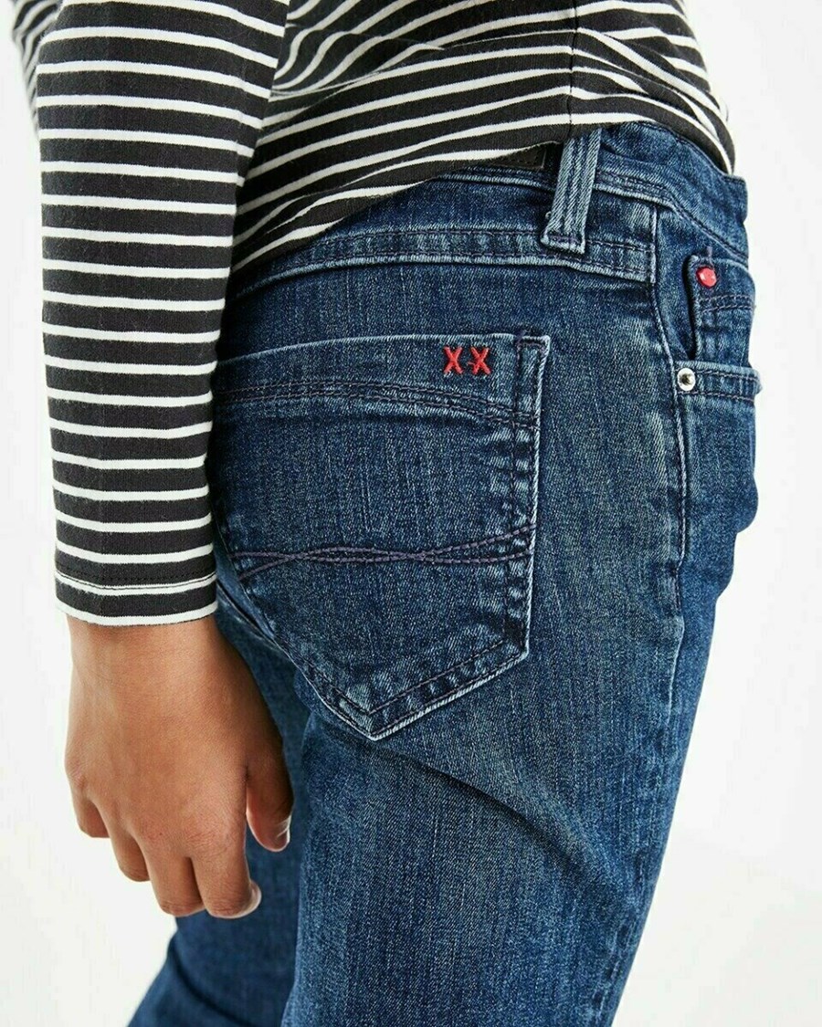 Mexx JUNO Slim fit Denim Dark Blue Niebieskie | OZCLU7481