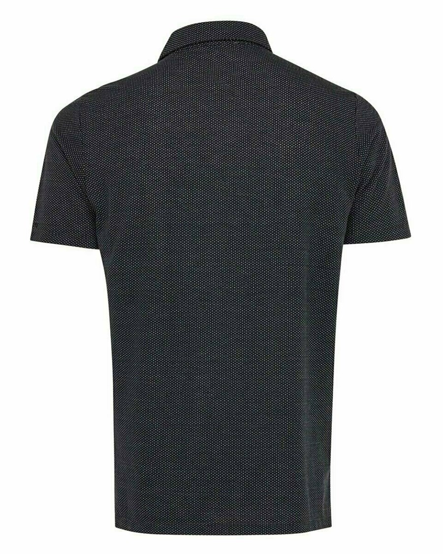 Mexx Jacquard polo Navy Niebieskie | GXNQH2048