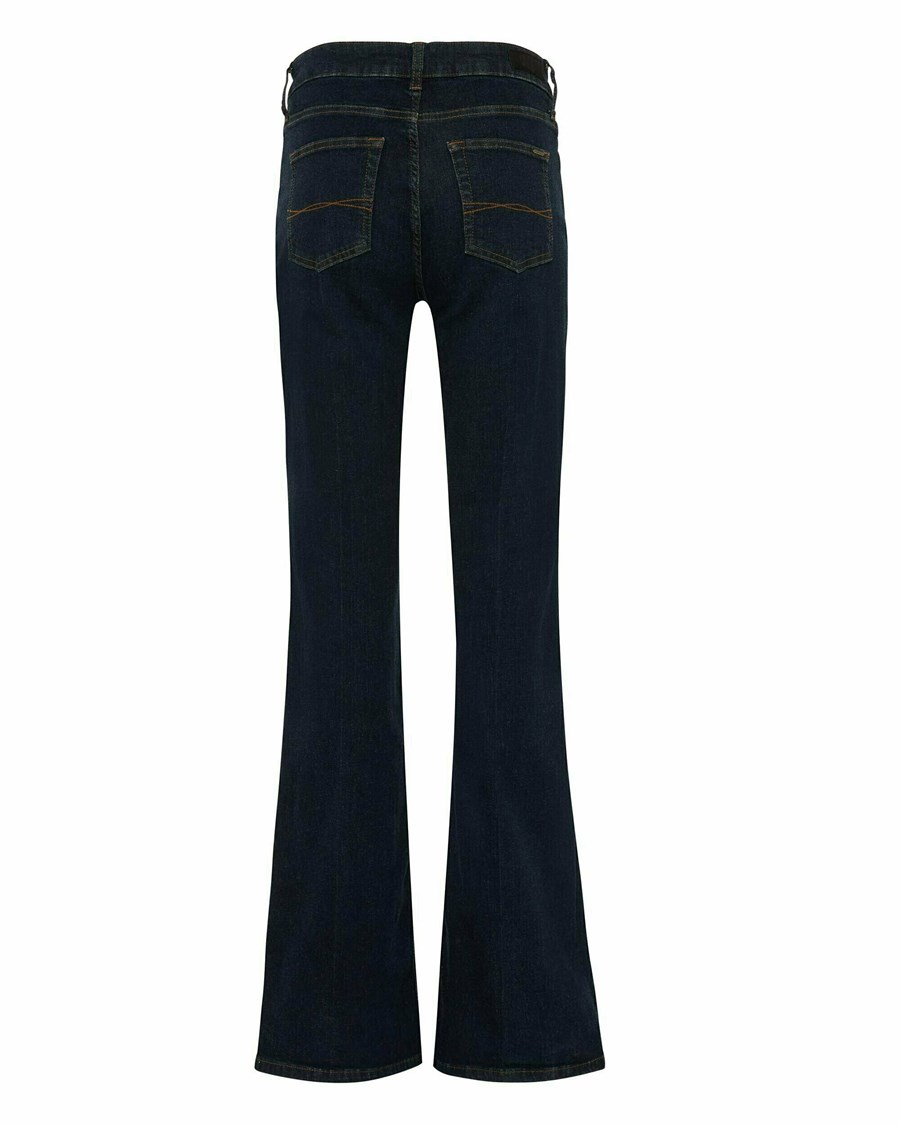 Mexx KIM High waist/ Prosty leg jeans Blue Rinsed Niebieskie | BTXMJ0576