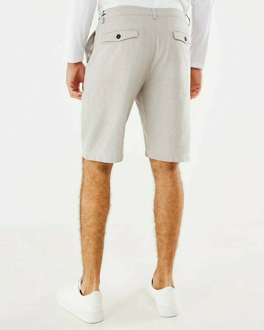 Mexx Linen short Sand Beżowe | DVJKY6741