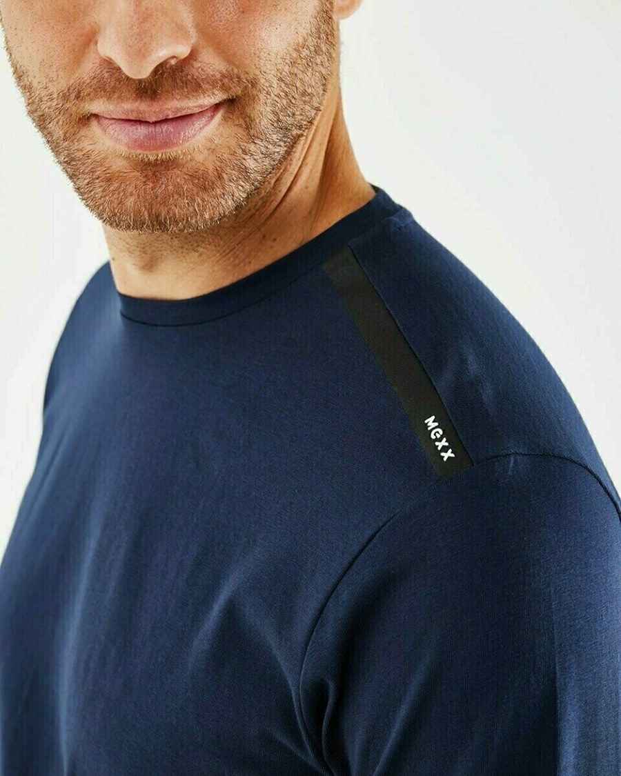Mexx Long Sleeve t-shirt Navy Niebieskie | ZYBWN9327
