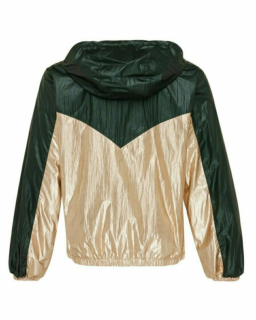 Mexx Loose fit shiny jacket Dark Green Metallic | NLKBG9846