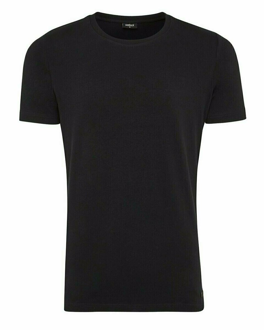 Mexx Men T-Shirt Round-Neck Navy Niebieskie | NHYKJ0374