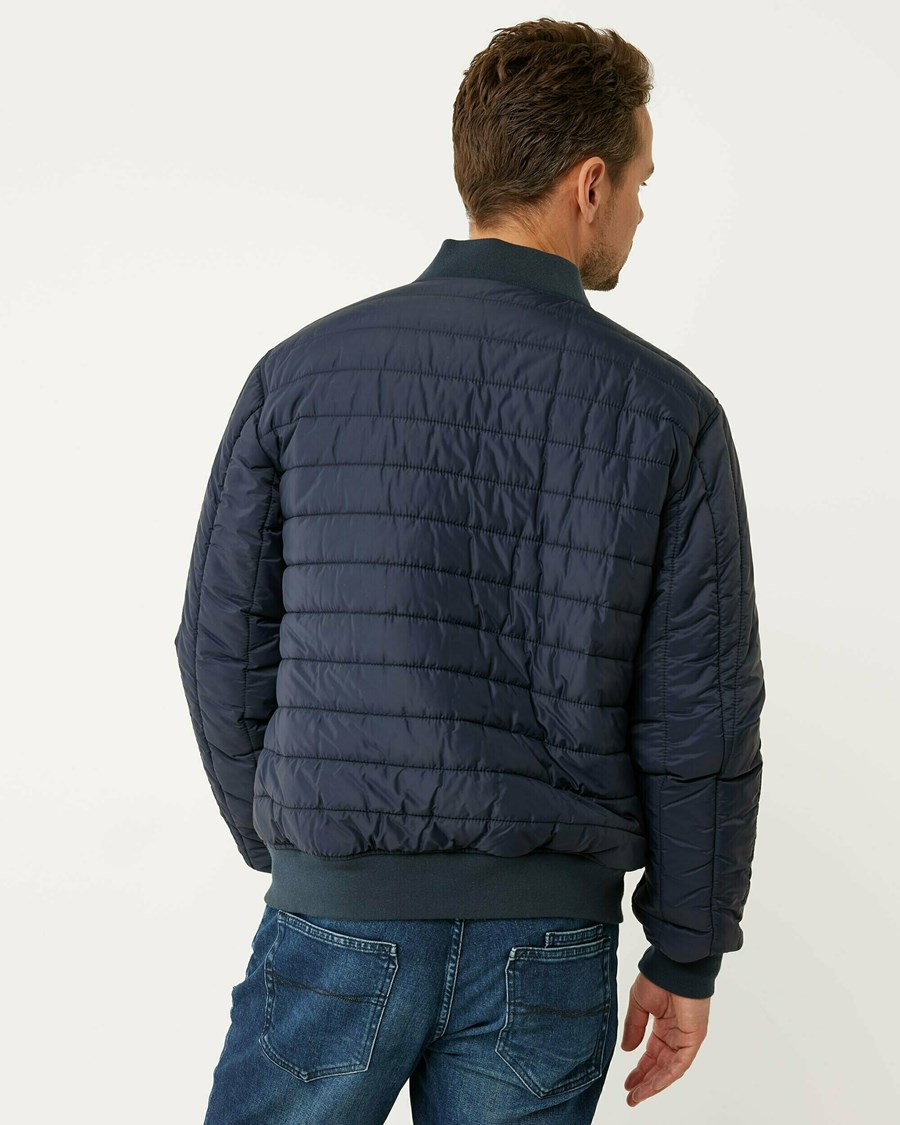 Mexx Nylon bomber Navy Niebieskie | ENACL9657