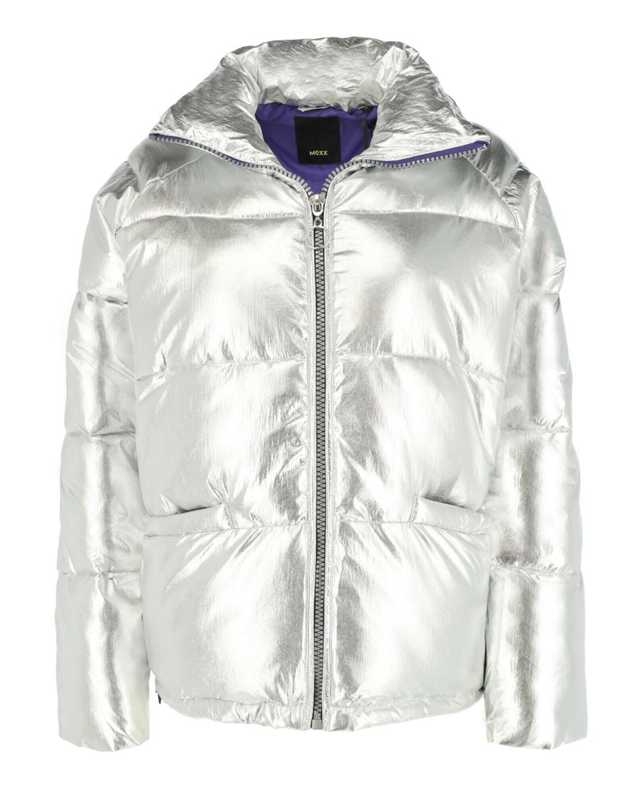 Mexx Nylon padded jacket Silver Srebrne | LONPX7934
