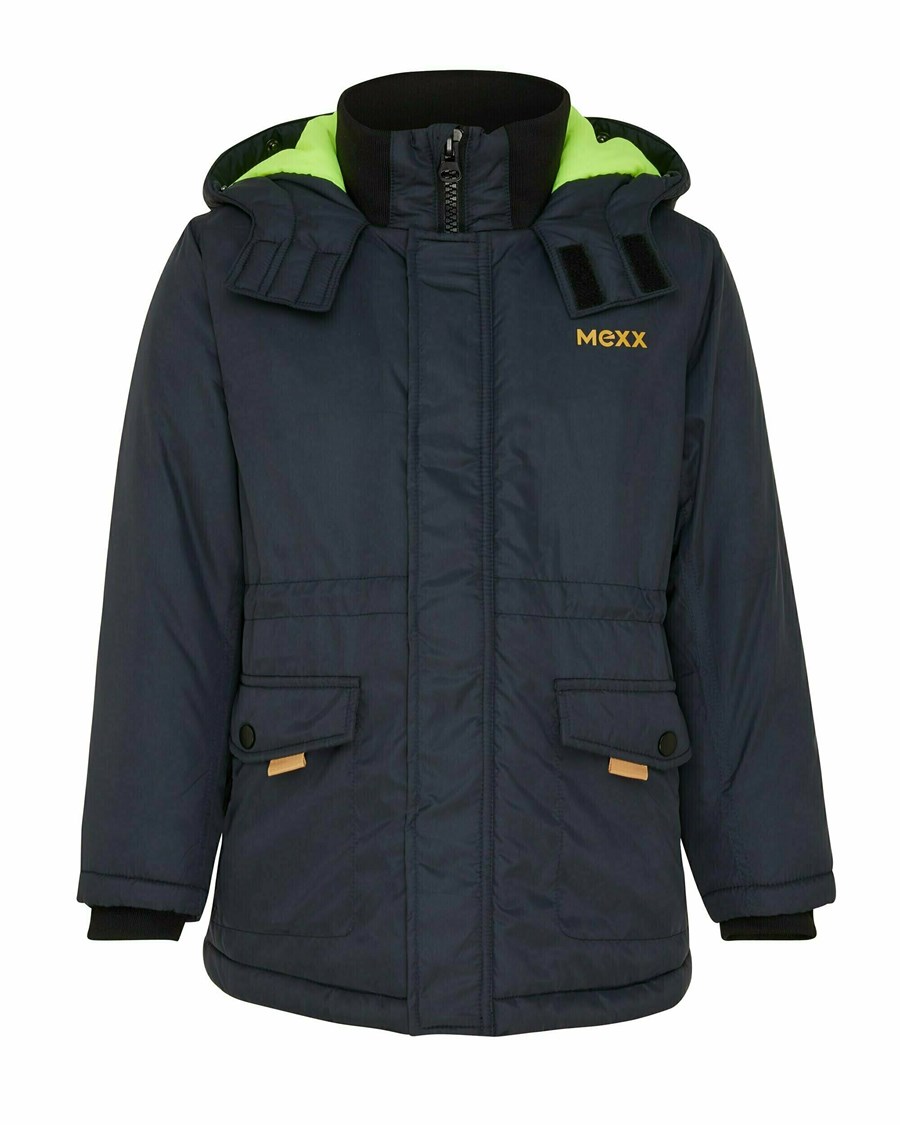 Mexx Parka Navy Niebieskie | FIXMO9358