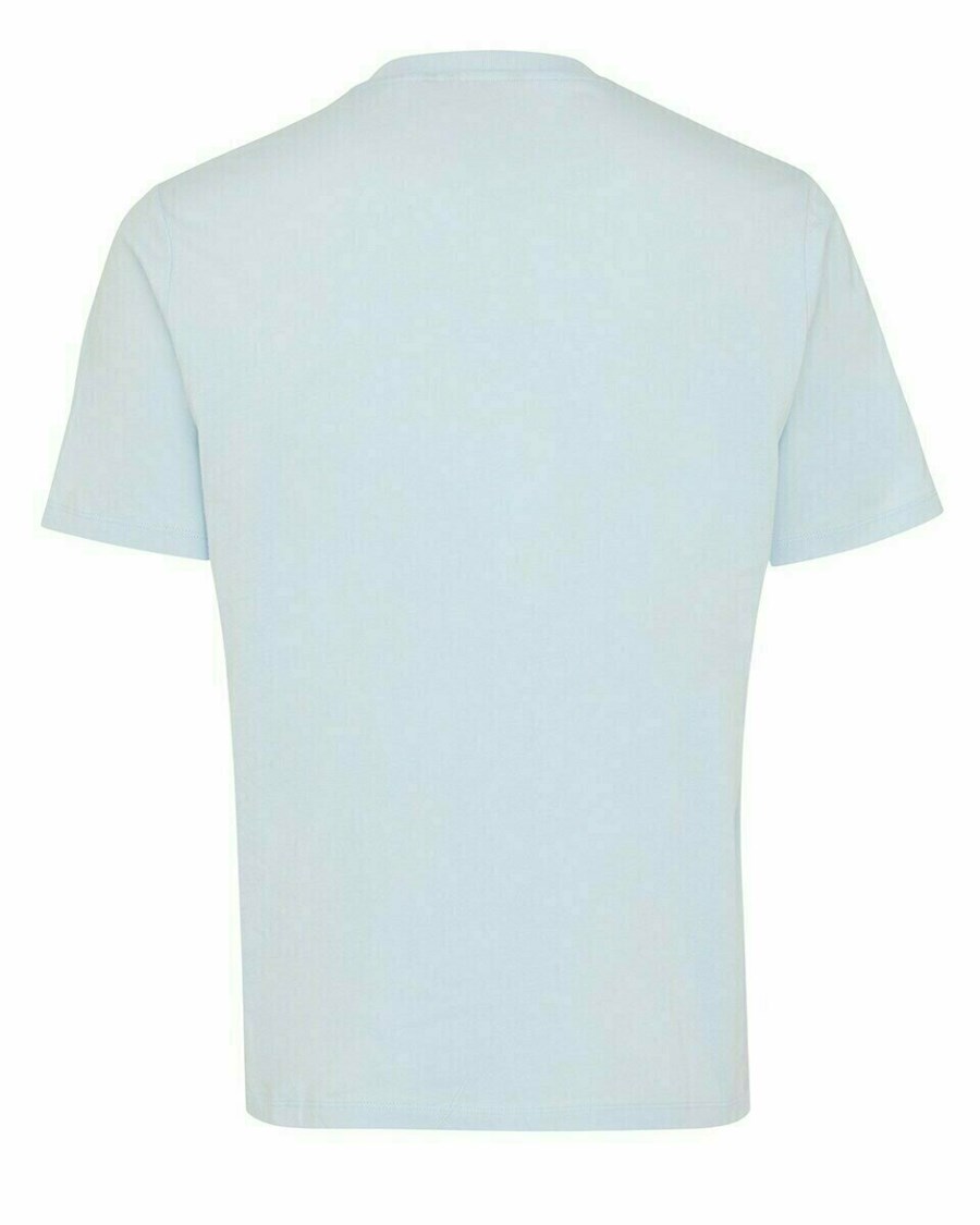 Mexx Photoprint t-shirt Light Blue Niebieskie | SLIUO6715