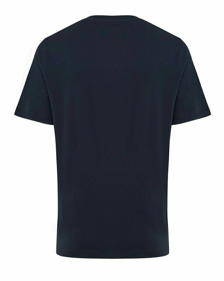 Mexx Photoprint t-shirt Navy Niebieskie | GYFPK4275