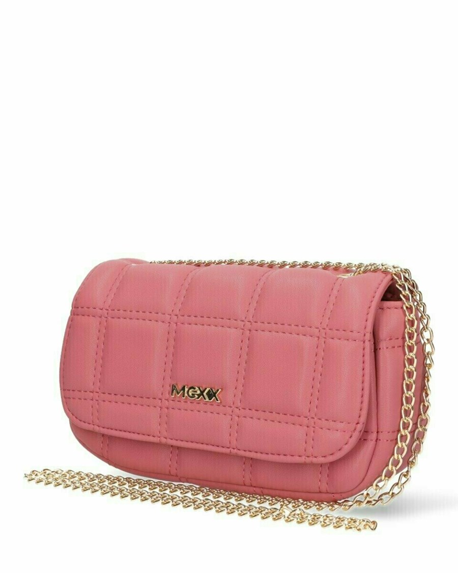 Mexx Pikowana crossbody bag Pink Różowe | UFMWD0246