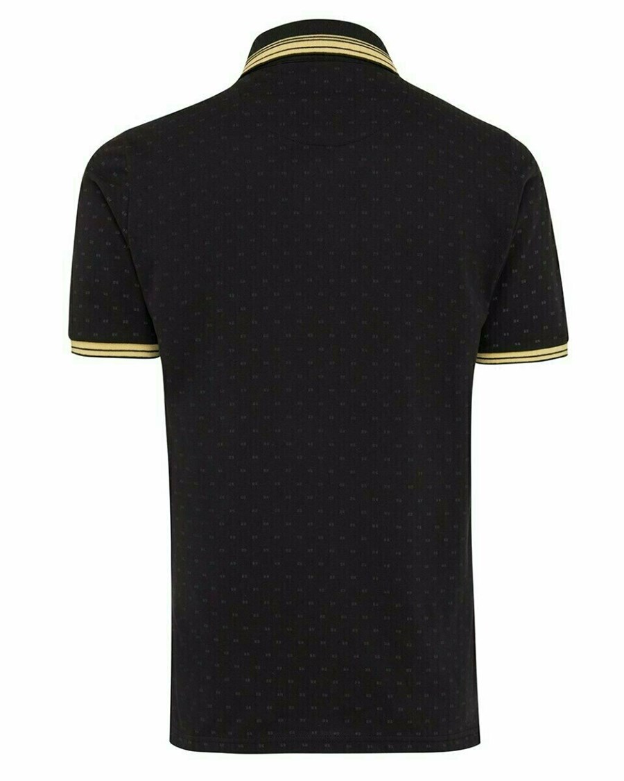 Mexx Pique polo Black Czarne | PWJBL9042
