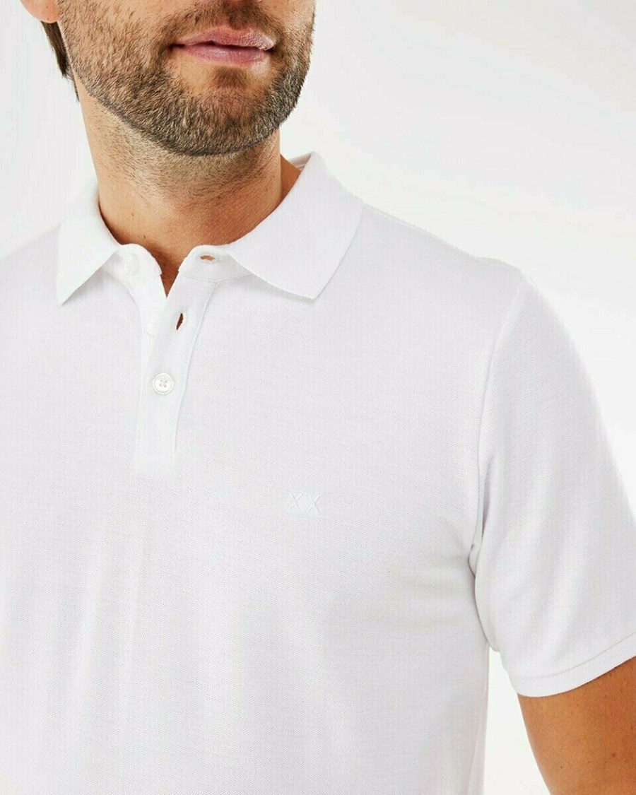 Mexx Pique polo White Białe | IYFAK9263