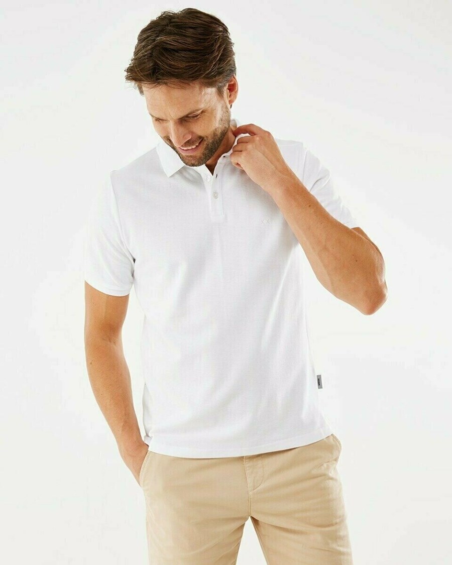 Mexx Pique polo White Białe | IYFAK9263