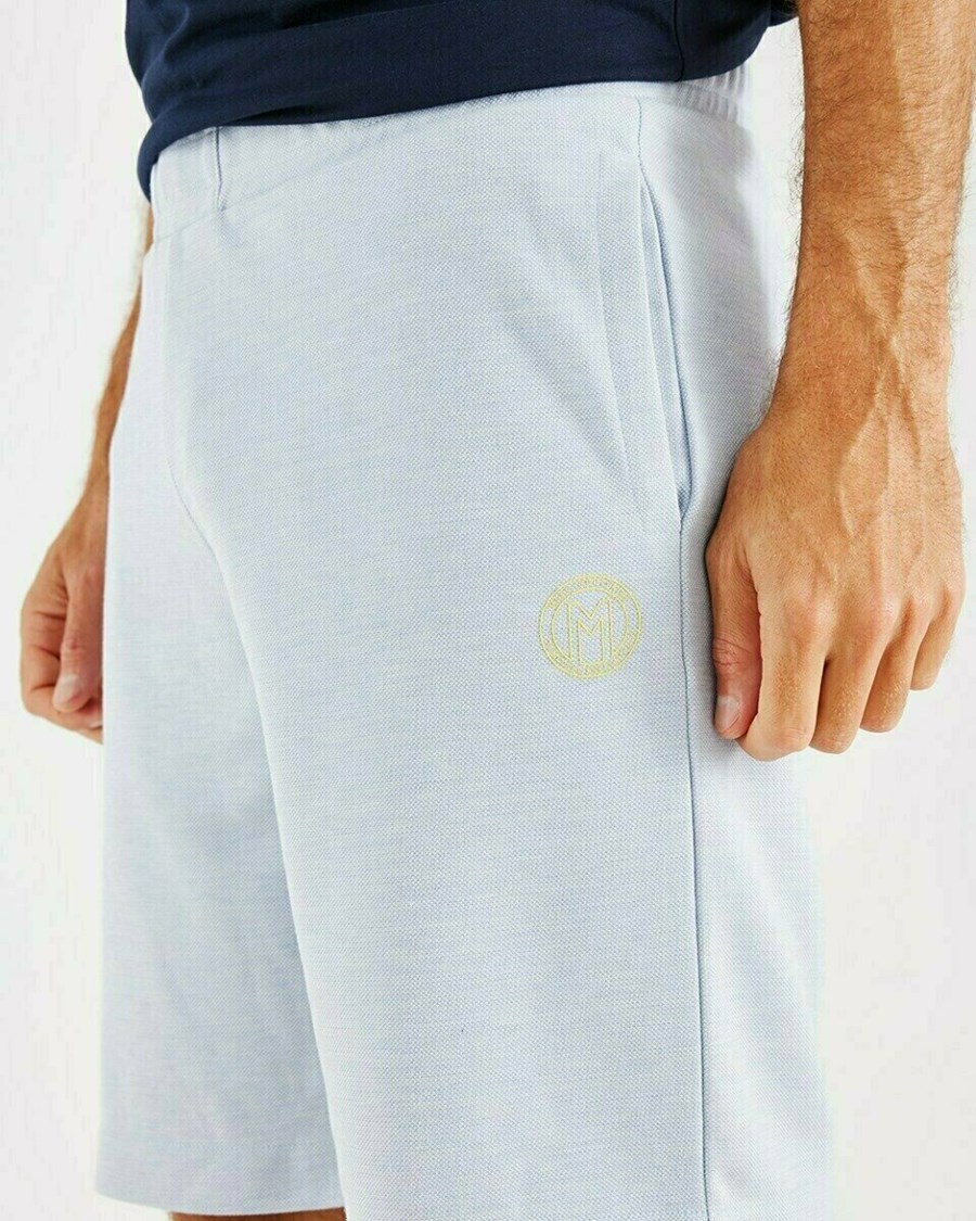 Mexx Pique short Light Blue Niebieskie | EMFGZ4137