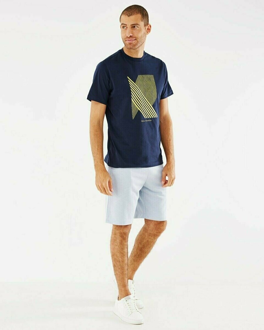 Mexx Pique short Light Blue Niebieskie | EMFGZ4137
