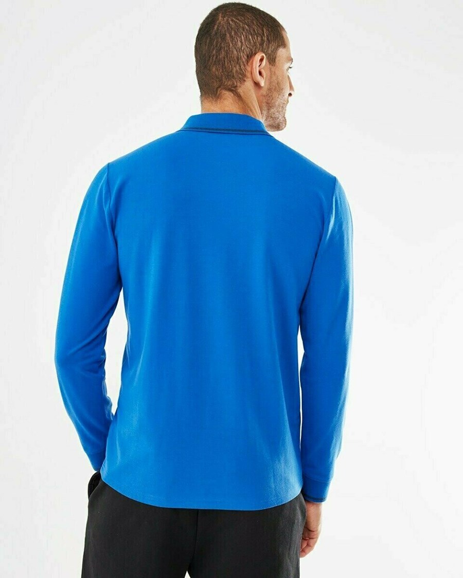 Mexx Polo LS Cobalt Niebieskie | IBKCH0962